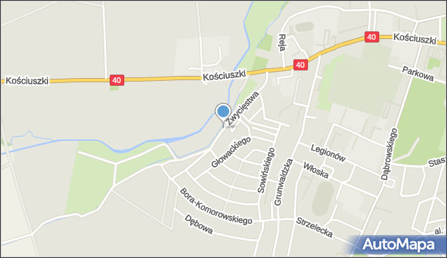 Prudnik, Zwycięstwa, mapa Prudnik