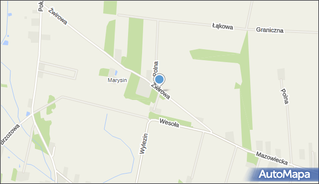 Stefanówka gmina Tarczyn, Żwirowa, mapa Stefanówka gmina Tarczyn