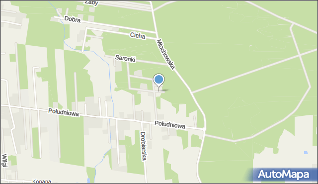 Żółwin gmina Brwinów, Żwirka i Muchomorka, mapa Żółwin gmina Brwinów