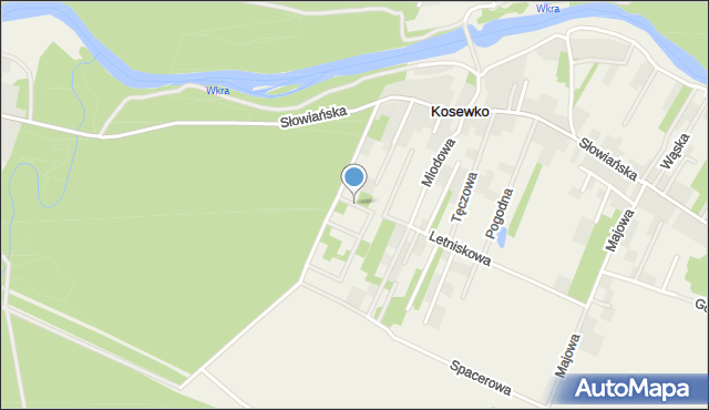 Kosewko, Życzliwa, mapa Kosewko