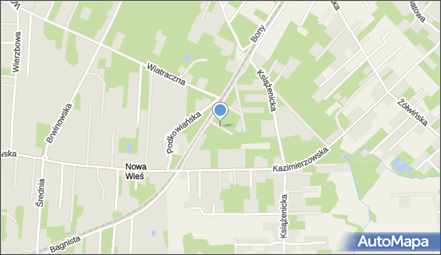 Owczarnia gmina Brwinów, Zygmunta I Starego, mapa Owczarnia gmina Brwinów