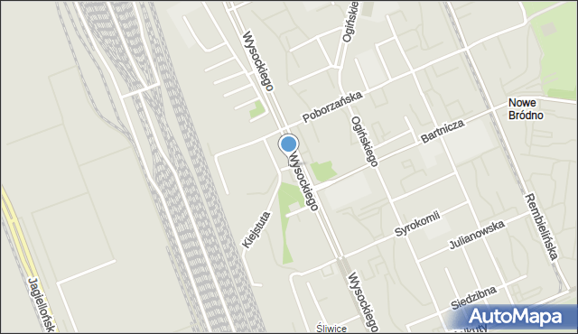 Warszawa, Żytomierska, mapa Warszawy