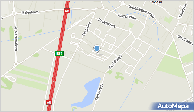 Wrocław, Żytomierska, mapa Wrocławia