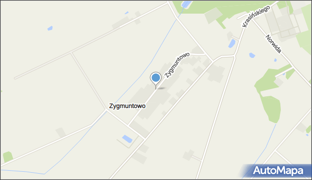Zygmuntowo gmina Opinogóra Górna, Zygmuntowo, mapa Zygmuntowo gmina Opinogóra Górna