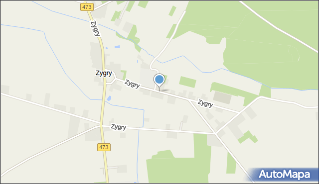 Zygry, Zygry, mapa Zygry