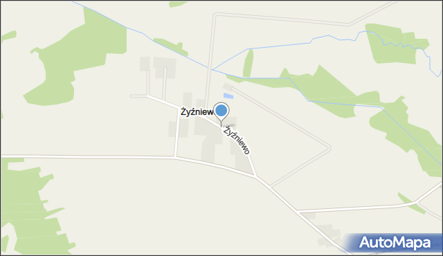 Żyźniewo, Żyźniewo, mapa Żyźniewo
