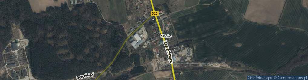 Zdjęcie satelitarne 11 Listopada ul.