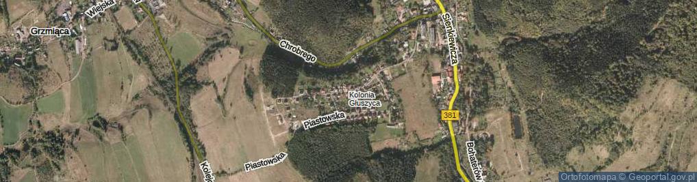 Zdjęcie satelitarne 11 Listopada ul.