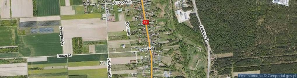 Zdjęcie satelitarne 11 Listopada ul.