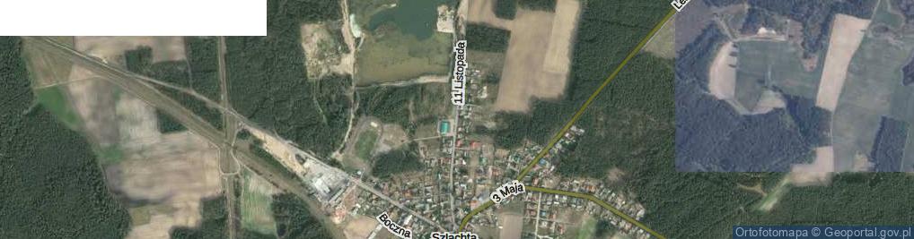 Zdjęcie satelitarne 11 Listopada ul.