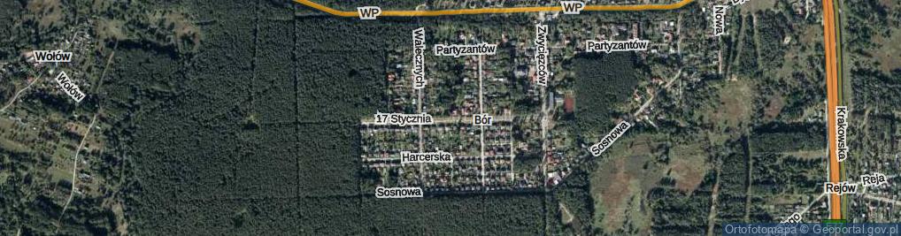 Zdjęcie satelitarne 17 Stycznia ul.