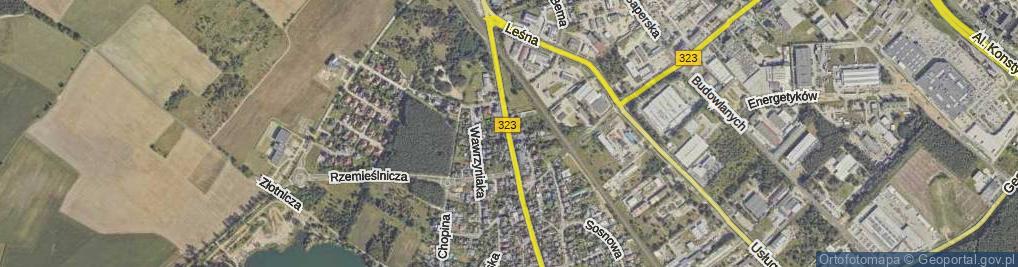 Zdjęcie satelitarne 1 Maja ul.