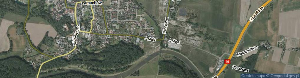 Zdjęcie satelitarne 1 Maja ul.