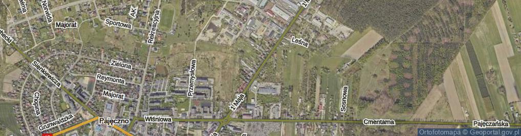 Zdjęcie satelitarne 1 Maja ul.