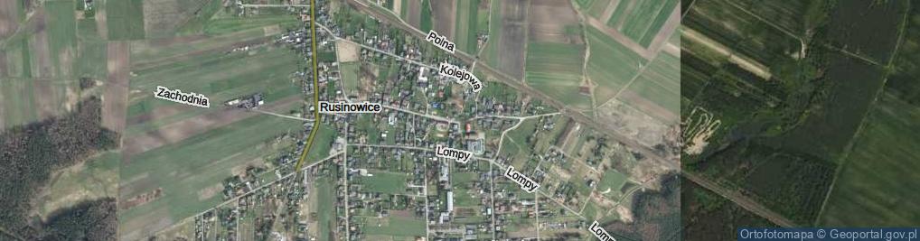 Zdjęcie satelitarne 1 Maja ul.