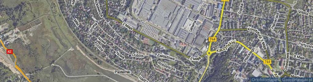 Zdjęcie satelitarne 1 Maja ul.