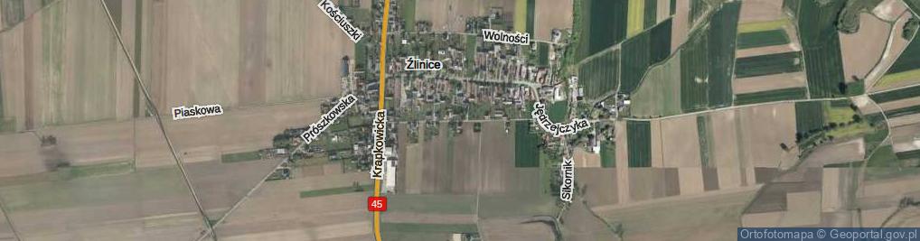 Zdjęcie satelitarne 1 Maja ul.