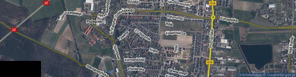 Zdjęcie satelitarne 27 Stycznia ul.