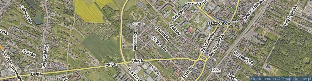 Zdjęcie satelitarne 27 Stycznia ul.