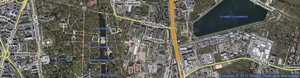 Zdjęcie satelitarne 29 Listopada ul.