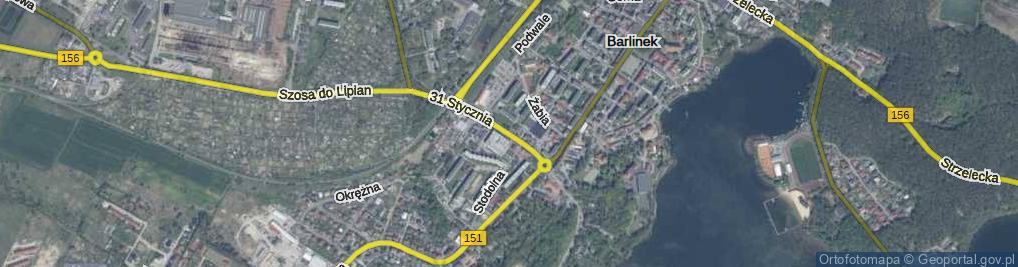 Zdjęcie satelitarne 31 Stycznia ul.