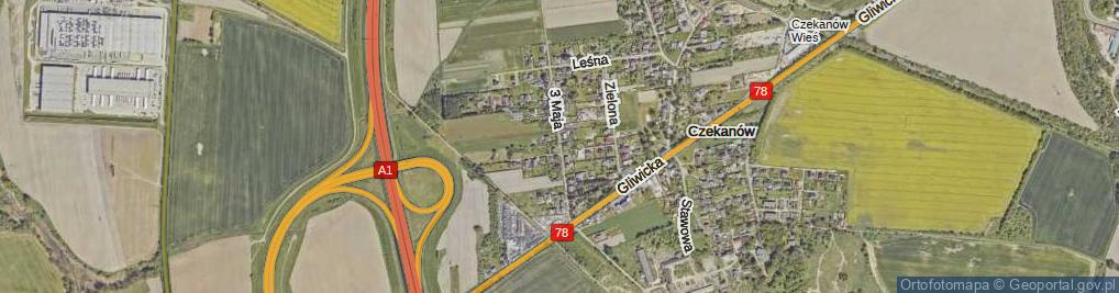 Zdjęcie satelitarne 3 Maja ul.