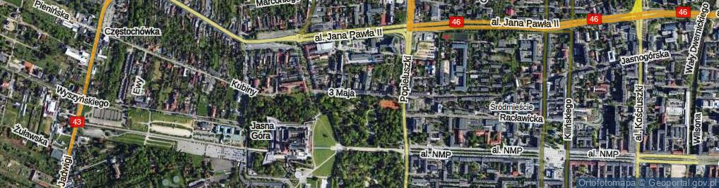 Zdjęcie satelitarne 3 Maja ul.