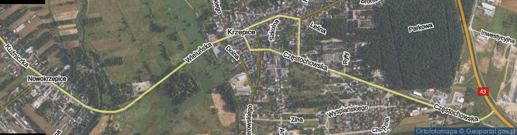 Zdjęcie satelitarne 3 Maja ul.