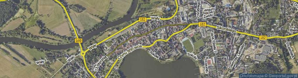 Zdjęcie satelitarne 3 Maja ul.