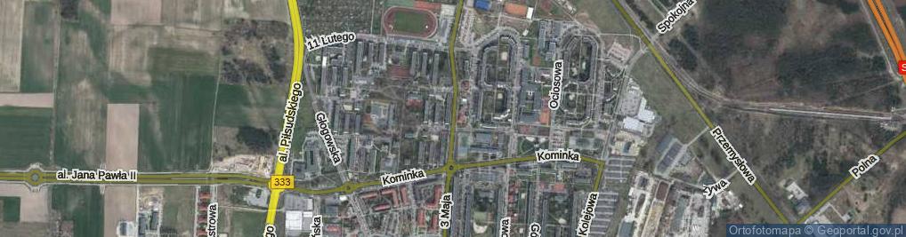 Zdjęcie satelitarne 3 Maja ul.