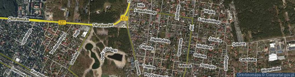 Zdjęcie satelitarne 3 Maja ul.