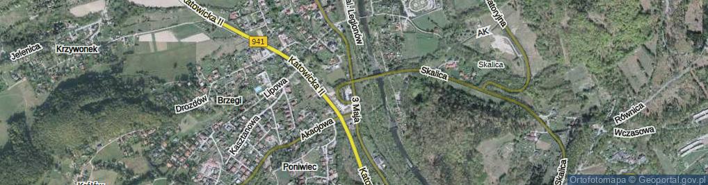 Zdjęcie satelitarne 3 Maja ul.