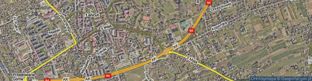 Zdjęcie satelitarne 3 Maja ul.