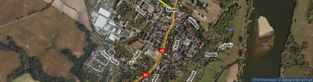 Zdjęcie satelitarne 700-lecia ul.