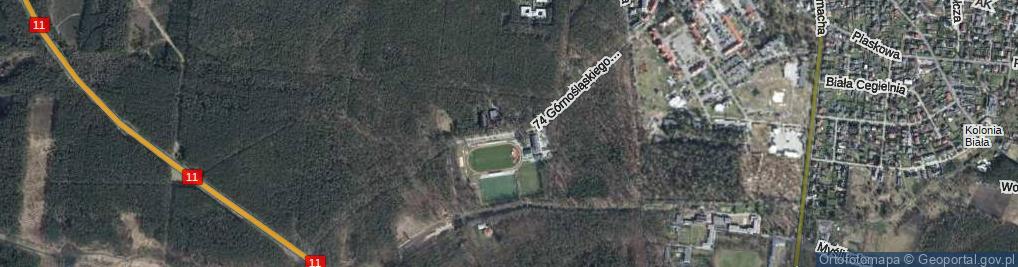Zdjęcie satelitarne 74 Górnośląskiego Pułku Piechoty ul.