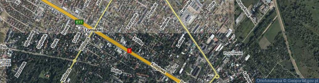 Zdjęcie satelitarne 9 Maja ul.