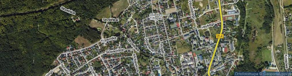 Zdjęcie satelitarne Abrahama Antoniego ul.