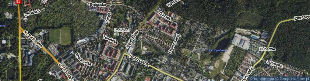 Zdjęcie satelitarne Abramowskiego Edwarda ul.