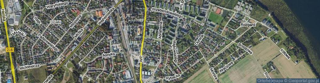 Zdjęcie satelitarne Abrahama ul.