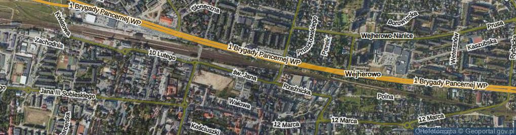 Zdjęcie satelitarne Abrahama Antoniego ul.