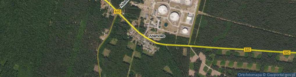 Zdjęcie satelitarne Adamowo ul.