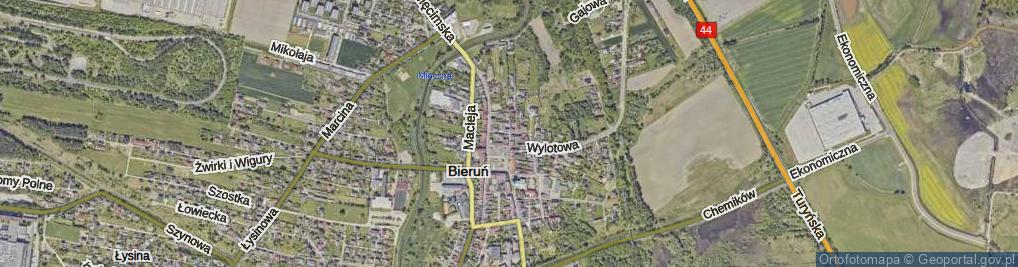 Zdjęcie satelitarne Adama ul.