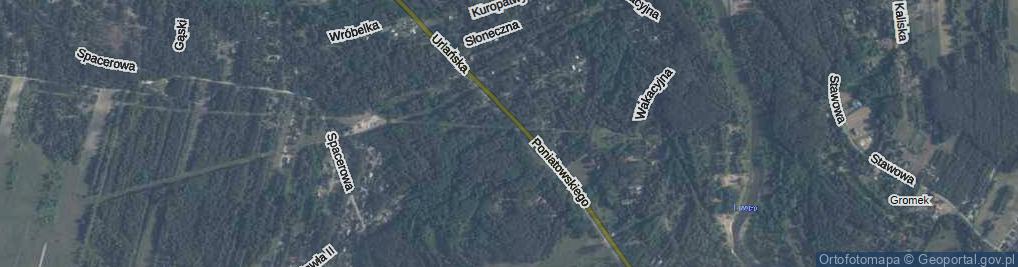 Zdjęcie satelitarne Adampolska ul.