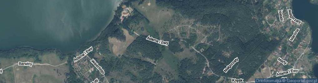 Zdjęcie satelitarne Adama i Ewy ul.