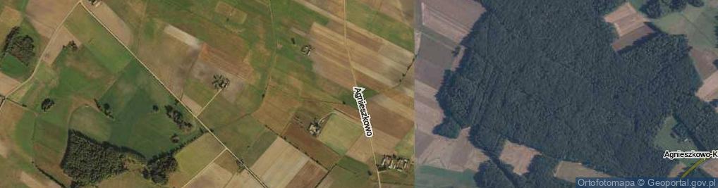 Zdjęcie satelitarne Agnieszkowo ul.