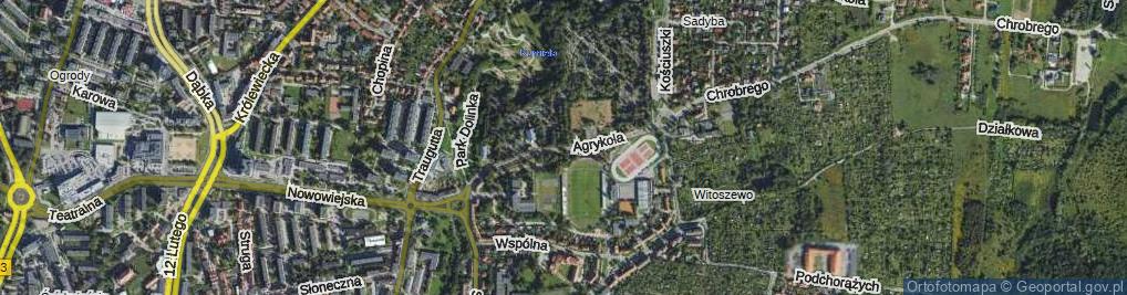 Zdjęcie satelitarne Agrykola ul.