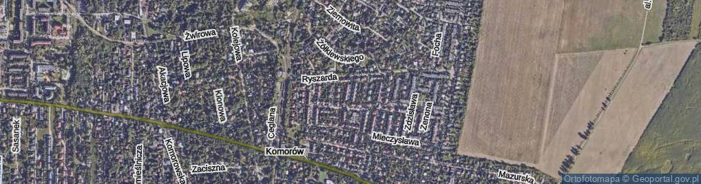 Zdjęcie satelitarne Agatowa ul.