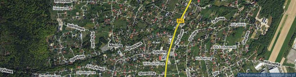 Zdjęcie satelitarne Agrestowa ul.