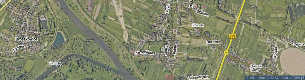 Zdjęcie satelitarne Akacjowa ul.