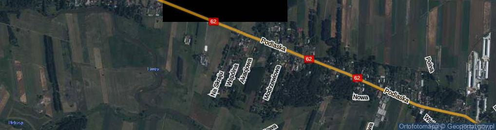 Zdjęcie satelitarne Akacjowa ul.